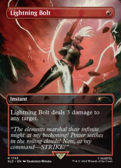 Lightning Bolt Secret Lair Drop - Marvel's Art